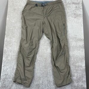 Mountain Equipment Approach Pant Mens Khaki Hiking Cargo Pants Belted 36 Regular